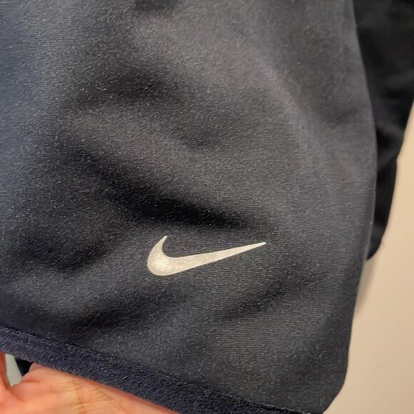Nike- Dri-Fit Quarter Zip Breast Zip Pocket Lightweight Navy Blue Pullover- XL - Picture 7 of 9